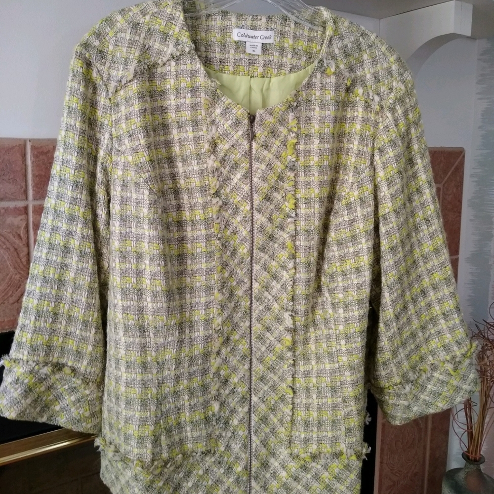 Coldwater Creek Green Blazer